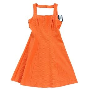 Doncaster Collection Textured Orange Dress